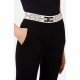 Pantaloni ELISABETTA FRANCHI, Black, Logo - KP20S16E2685