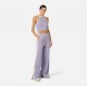 Pantaloni ELISABETTA FRANCHI, Knit fabric trousers with shiny viscose bands, Mov - KP74S61E2FA4