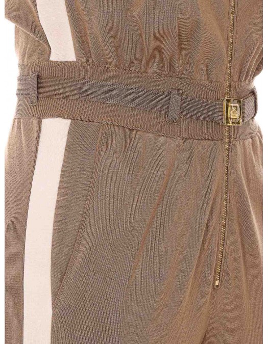 Salopeta ELISABETTA FRANCHI, Sport, Zipper, Maro - KT68S61E2727