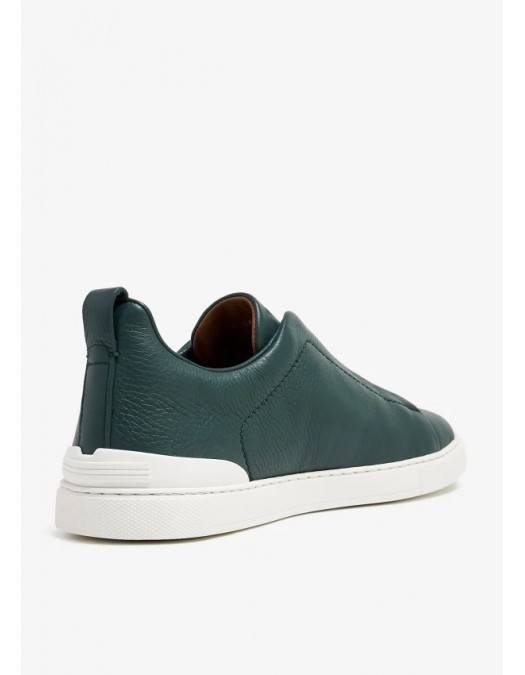 Sneakers Zegna, Low Top, Triple Stitch, Green - LHCVOS4667ZCFA