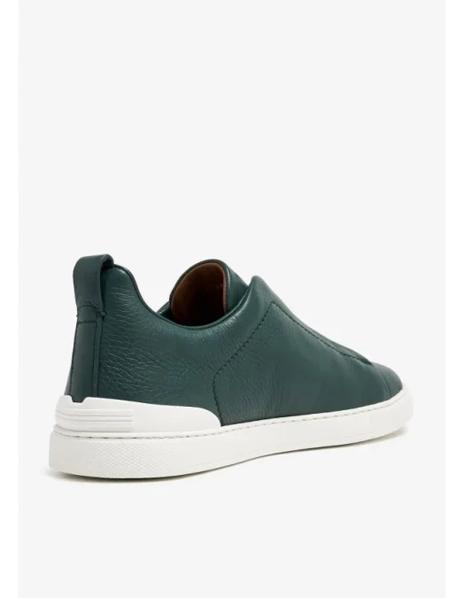 Sneakers Zegna, Low Top, Triple Stitch, Green - LHCVOS4667ZCFA Sneakers Zegna, Low Top, Triple Stitch, Green - LHCVOS4667ZCFA