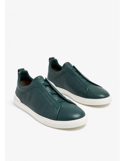 Sneakers Zegna, Low Top, Triple Stitch, Green - LHCVOS4667ZCFA