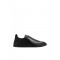 Sneakers Zegna, Low Top, Triple Stitch, All Black