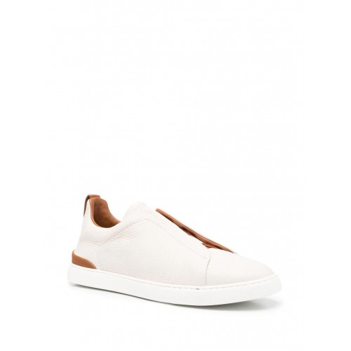 Sneakers Zegna, Low Top,Triple Stitch  White Sneakers Zegna, Low Top,Triple Stitch  White
