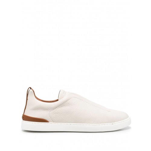 Sneakers Zegna, Low Top,Triple Stitch  White Sneakers Zegna, Low Top,Triple Stitch  White