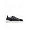 Sneakers Zegna, Low Top, Triple Stitch, Black