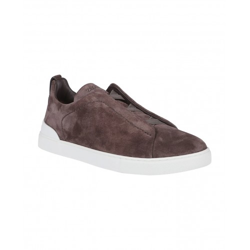 Sneakers Zegna, Low Top, Triple Stitch, Red Brown Sneakers Zegna, Low Top, Triple Stitch, Red Brown