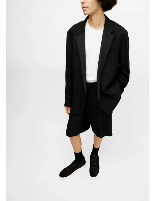 Sneakers Zegna, Triple Stitch, Low Top, Leather, Black - LHSOYS4667ZNER Sneakers Zegna, Triple Stitch, Low Top, Leather, Black - LHSOYS4667ZNER