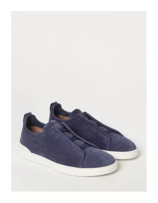 Sneakers Zegna, Low Top, Triple Stitch, Special Blue - LHSOYS4667ZRTZ