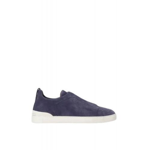 Sneakers Zegna, Low Top, Triple Stitch, Special Blue Sneakers Zegna, Low Top, Triple Stitch, Special Blue