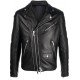 GEACA Les Hommes, zip-detail biker jacket, Leather - LLL220158U9000