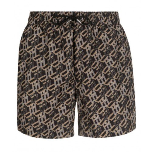 Pantaloni scurti LES HOMMES, Monogram Print LMP710295H9233