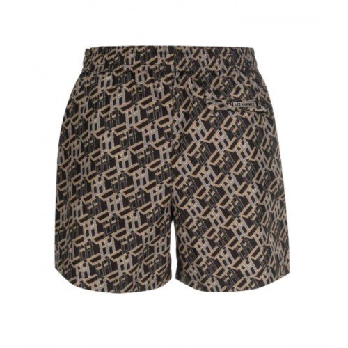Pantaloni scurti LES HOMMES, Monogram Print LMP710295H9233