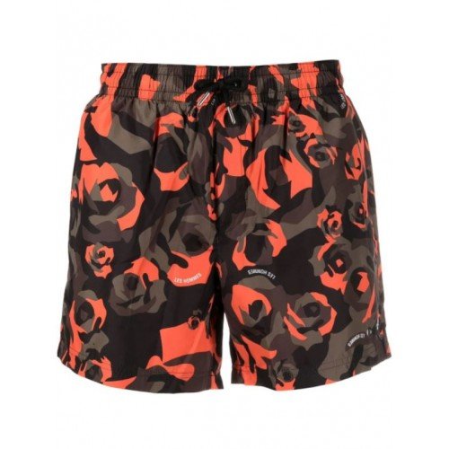 Pantaloni scurti LES HOMMES, Print All Over, Regular Fit