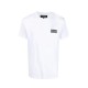 Tricou LES HOMMES, Bumbac, Logo metalic, Alb - LMT100712U1000 Tricou LES HOMMES, Bumbac, Logo metalic, Alb - LMT100712U1000