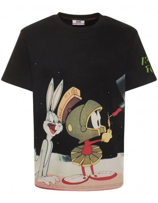 Tricou GCDS, Looney Tunes Print, Black - LT22M13062902