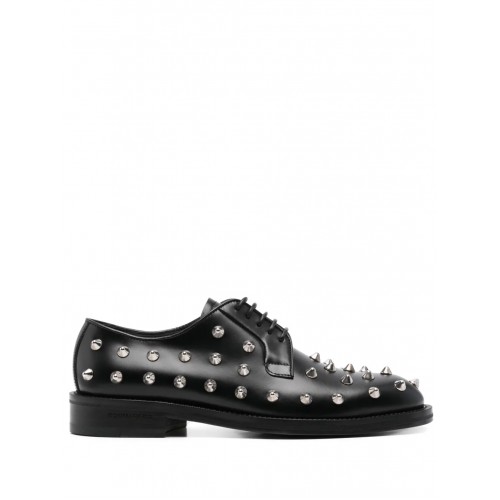 Pantofi DSQUARED2, Allover Studs Brogues, Black Pantofi DSQUARED2, Allover Studs Brogues, Black