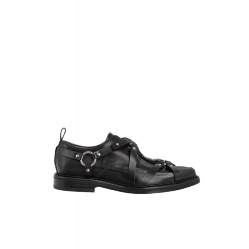 Pantofi DSQUARED2, Bondage Derby, Black Pantofi DSQUARED2, Bondage Derby, Black