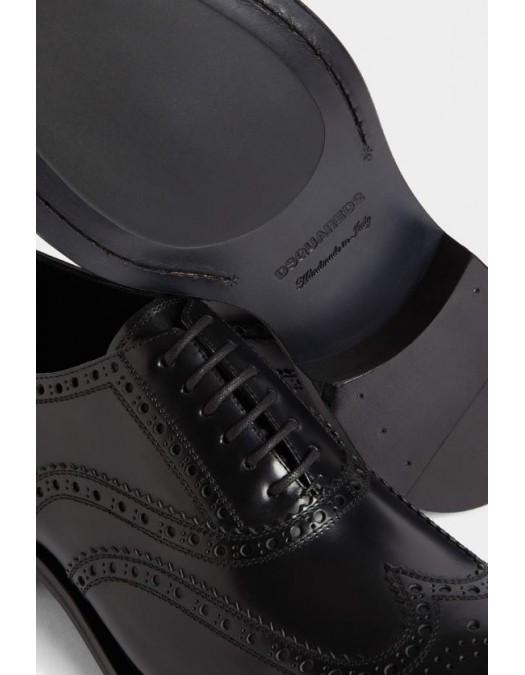 Pantofi DSQUARED2, Classic Evening Oxford Shoes, Black - LUM0108249000012124