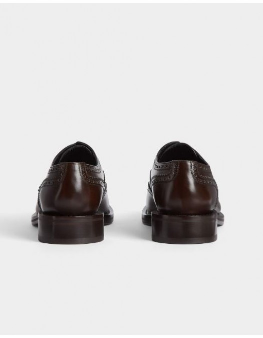 Pantofi DSQUARED2, Classic Evening Oxford Shoes, Brown - LUM0108249000015117