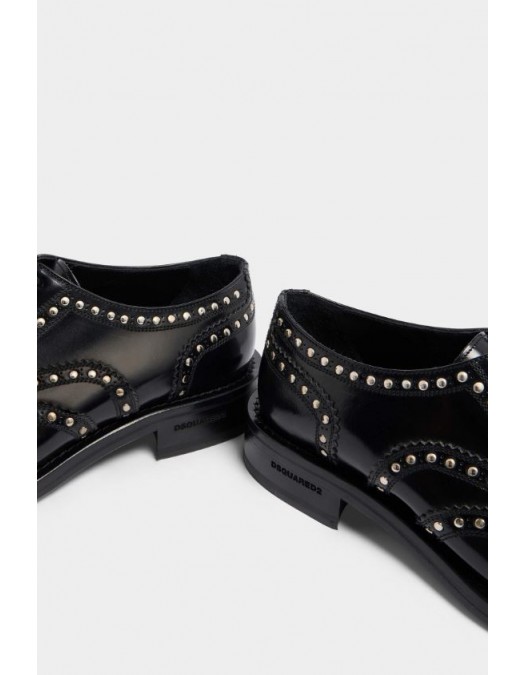 Pantofi DSQUARED2, Classic Evening Oxford, Negru - LUM011924901787M646
