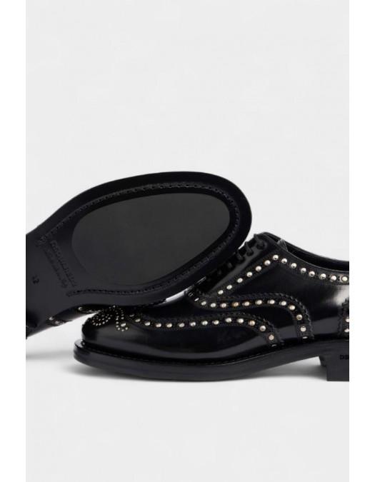 Pantofi DSQUARED2, Classic Evening Oxford, Negru - LUM011924901787M646