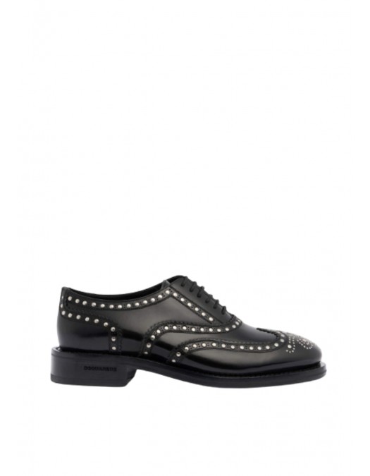 Pantofi DSQUARED2, Classic Evening Oxford, Negru - LUM011924901787M646