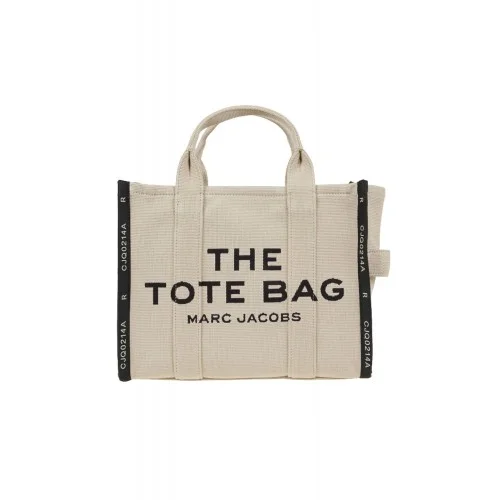 Geanta MARC JACOBS, The Medium Tote, Cotton, Light Brown