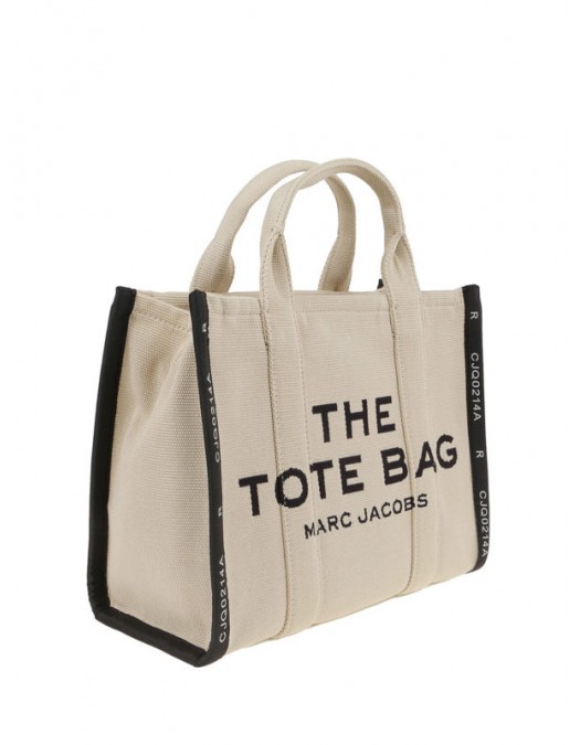Geanta MARC JACOBS, The Medium Tote, Cotton, Light Brown - M0017027263 Geanta MARC JACOBS, The Medium Tote, Cotton, Light Brown - M0017027263