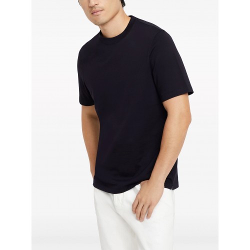 Tricou BRUNELLO CUCINELLI, Model clasic, Bleumarin Tricou BRUNELLO CUCINELLI, Model clasic, Bleumarin