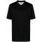Tricou BRUNELLO CUCINELLI, Decolteu V, Model clasic, Negru