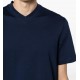 Tricou BRUNELLO CUCINELLI, Decolteu V, Model clasic, Bleumarin, M0B131344C4425 - M0B131344C4425