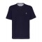 Tricou BRUNELLO CUCINELLI, Embroidered Logo, Navy Blue