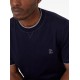 Tricou BRUNELLO CUCINELLI, Embroidered Logo, Navy Blue - M0B137451GCB422