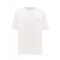 Tricou BRUNELLO CUCINELLI, White T-shirt with embroidered emblem