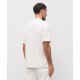 Tricou BRUNELLO CUCINELLI, White T-shirt with embroidered emblem - M0B137451GCGY23