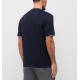 Tricou BRUNELLO CUCINELLI, Blue T-shirt with embroidered emblem - M0B137451GCHM51
