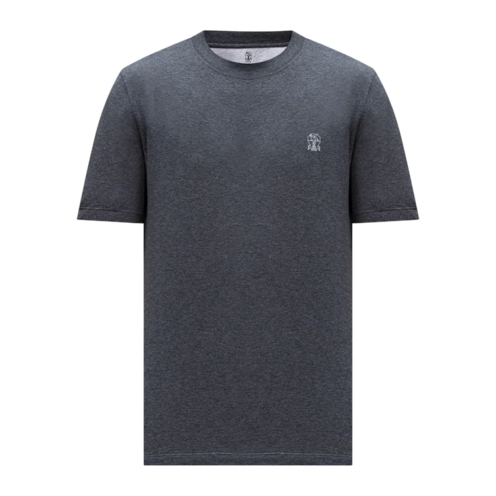Brunello cucinelli トップス　ダークグレー Tricou BRUNELLO CUCINELLI, Classic Design, Light Grey