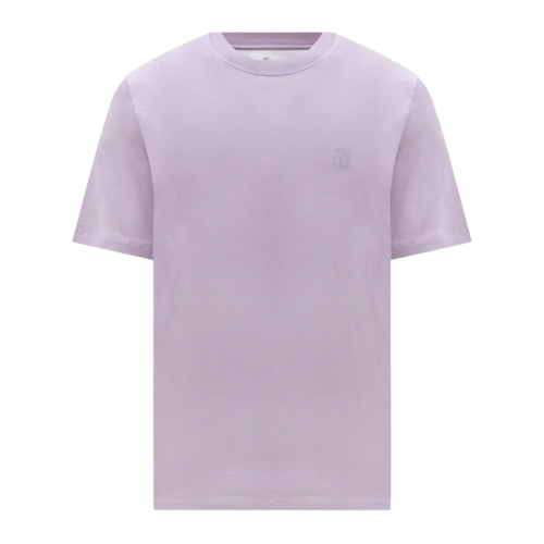 Tricou BRUNELLO CUCINELLI, Classic Design, Light Purple