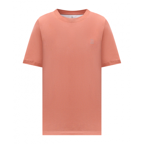 Tricou BRUNELLO CUCINELLI, Classic Design, Pink Tricou BRUNELLO CUCINELLI, Classic Design, Pink