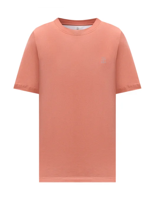 Tricou BRUNELLO CUCINELLI, Classic Design, Pink - M0B138440C2395