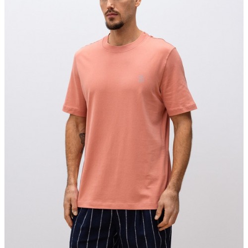 Tricou BRUNELLO CUCINELLI, Classic Design, Pink Tricou BRUNELLO CUCINELLI, Classic Design, Pink