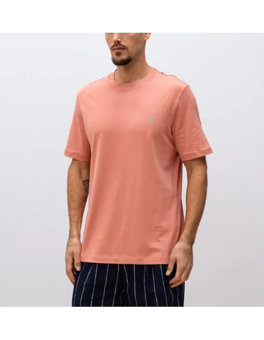 Tricou BRUNELLO CUCINELLI, Classic Design, Pink - M0B138440C2395