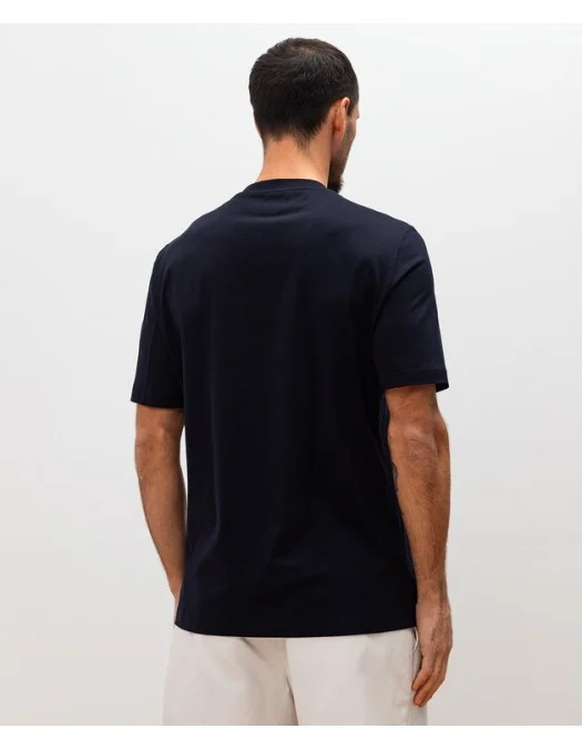 Tricou BRUNELLO CUCINELLI, Classic Design, Logo, Navy Blue - M0B138440C4425 Tricou BRUNELLO CUCINELLI, Classic Design, Logo, Navy Blue - M0B138440C4425
