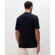 Tricou BRUNELLO CUCINELLI, Classic Design, Logo, Navy Blue - M0B138440C4425