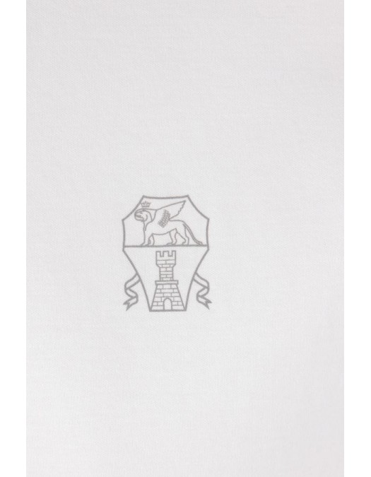 Tricou BRUNELLO CUCINELLI, Logo Print, White - M0B138440CE139