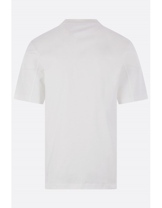 Tricou BRUNELLO CUCINELLI, Logo Print, White - M0B138440CE139