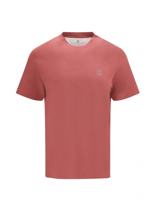 Tricou BRUNELLO CUCINELLI, Classic Logo Tshirt, Rosu - M0B138440CMZ07