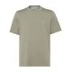 Tricou BRUNELLO CUCINELLI, Logo Embroidered, Simple, Grey - M0B138440COG32