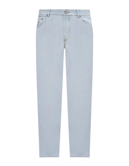 BLUGI BRUNELLO CUCINELLI, Classic Design, Cotton, Light Blue - M0Z37D3210C14601 BLUGI BRUNELLO CUCINELLI, Classic Design, Cotton, Light Blue - M0Z37D3210C14601